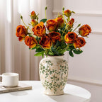 Ceramic flower vase for home decor