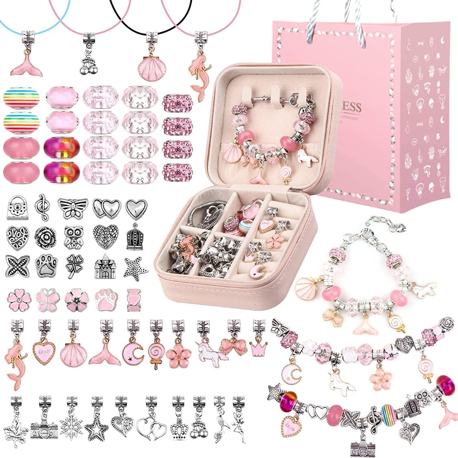 Charm Bracelet Making Kit for Girls 