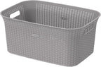 Cosmoplast 50L Laundry Basket Grey 