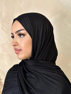 Cotton Blend Jersey Hijab Scarf