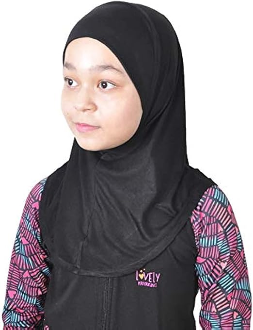 Cotton Jersey Instant Headscarf for Girls