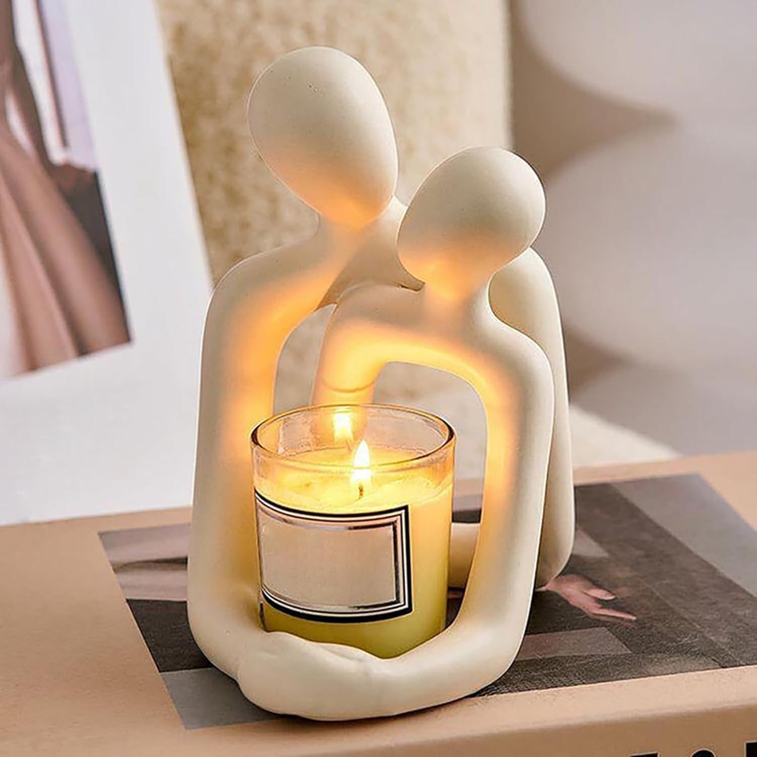 Couple Sculpture Candle Holder