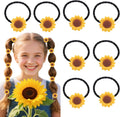 Cute 8 Pcs Sunflower Hair Bands for Women