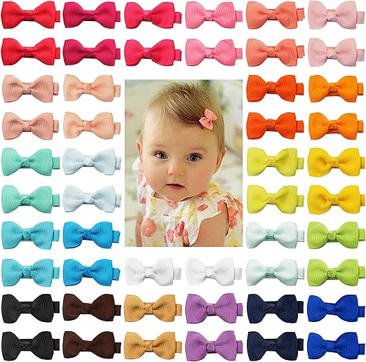Cute Baby Hair Clips 50 Pcs