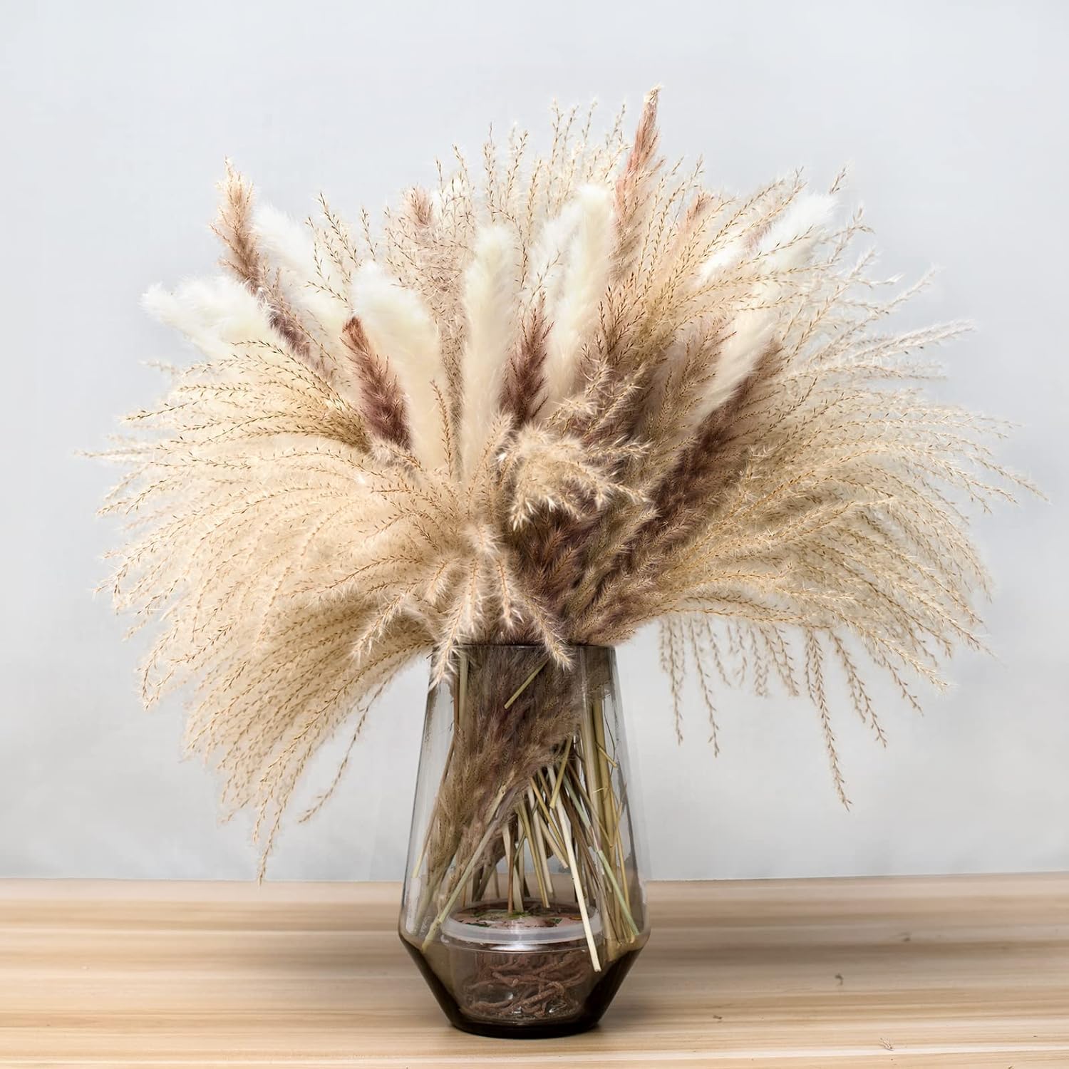 Dried Pampas Grass Bouquet 60 Pcs 