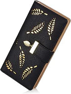 Elegant Card Holder Clutch with Zipper & Buckle 