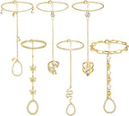 Elegant Finger Ring Bracelet Set for Women