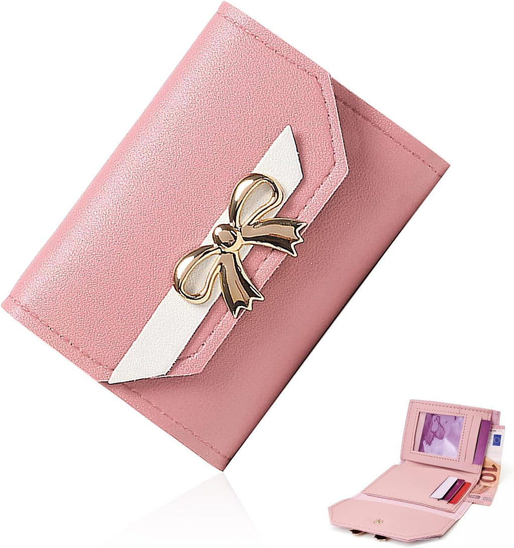 Elegant Pink Small Wallet for Women 