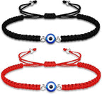 Evil Eye Bracelets 2 Pieces 
