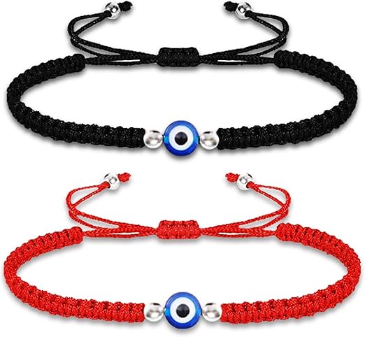 Evil Eye Bracelets 2 Pieces 