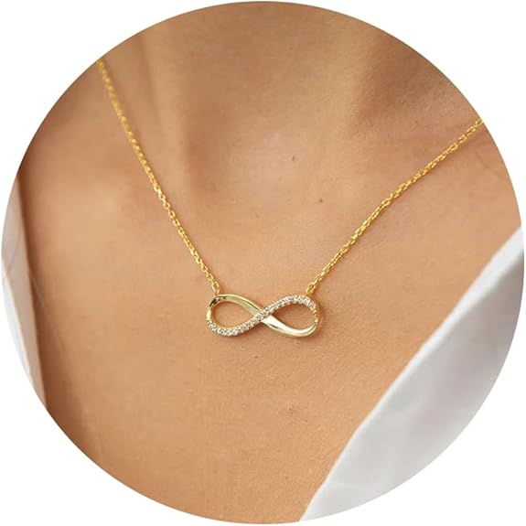 Evil Eye Cross Pendants Heart Dainty Necklace
