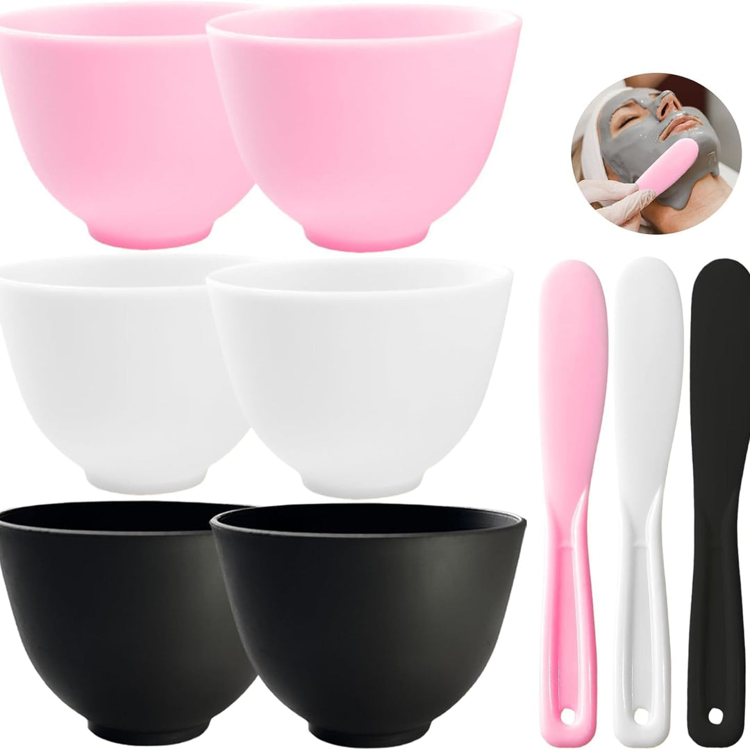 Face Mask Mixing Bowl Set 9 Pcs
