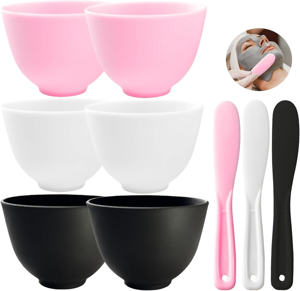 Face Mask Mixing Bowl Set 9 Pcs