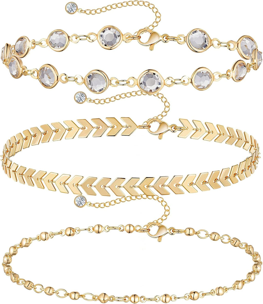 Gold Plated Stainless Steel Adjustable Foot Jewelry