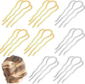 Hair Fork Clip Hair Pins for Buns 8 Pcs