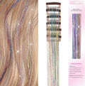 Hair Tinsel Hair Extensions 6 Pcs