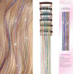 Hair Tinsel Hair Extensions 6 Pcs