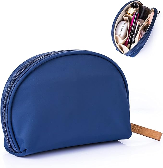 Half Moon Makeup Bag for Women