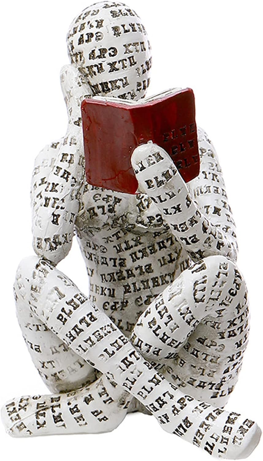 Home Decor Pulp Reading Women Statue