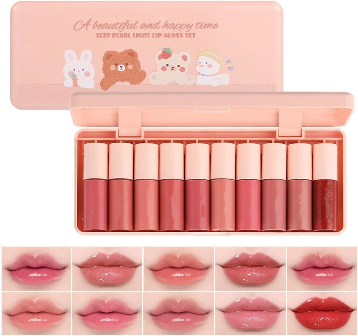 Korean Lip Tint Set 10 Shades 