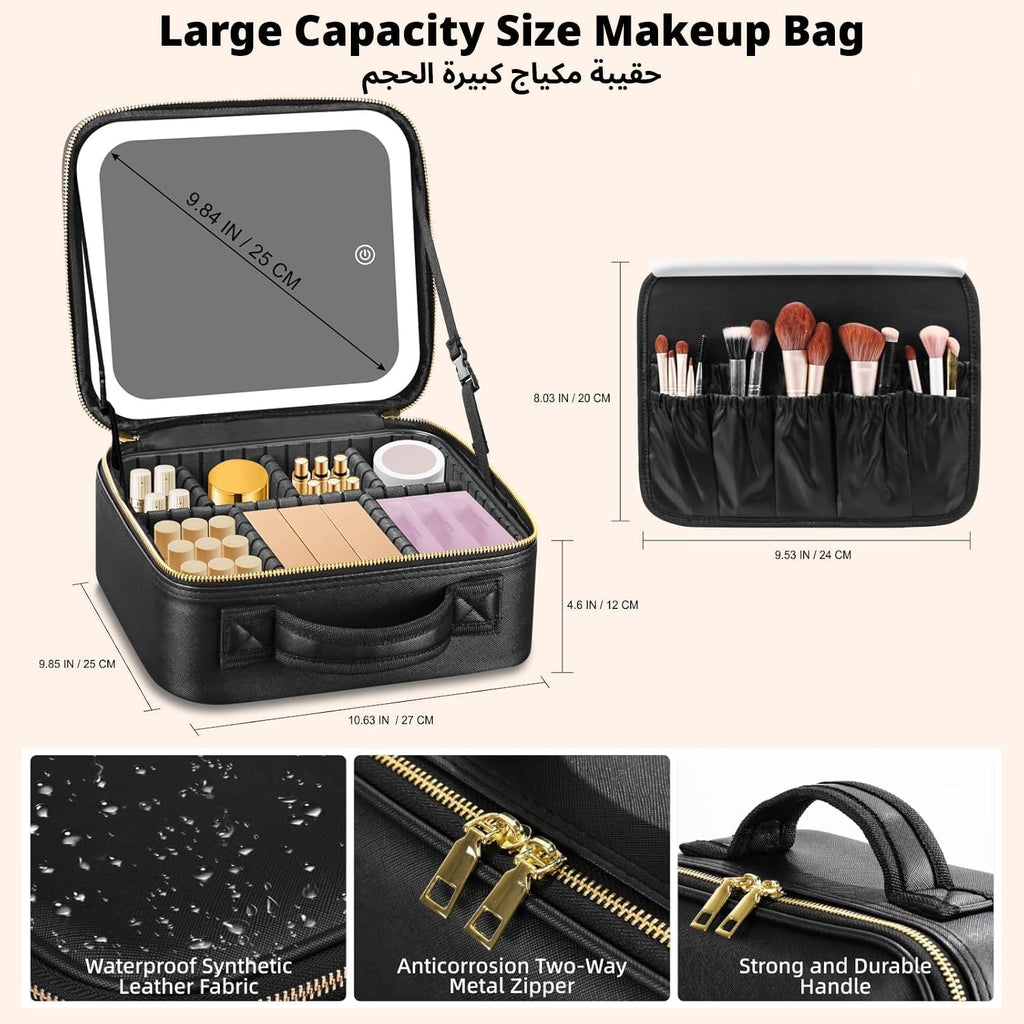 LED Mirror Makeup Organizers UAE
