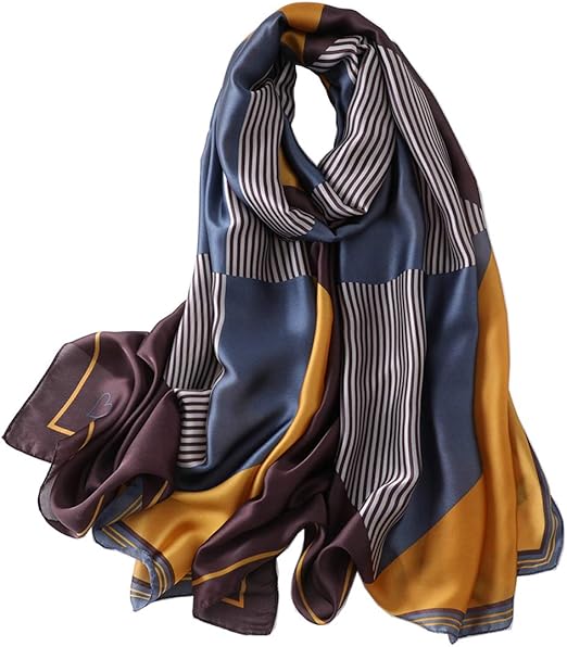 Lightweight Fashion Silk Scarf for Women 