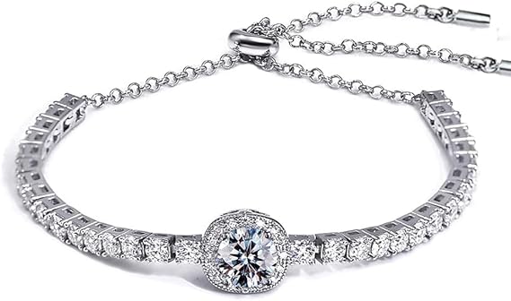 Luxury Moissanite Tennis Bracelet for Women 