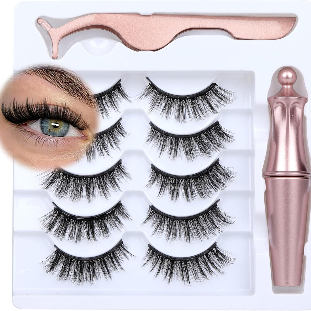Magnetic Eyelashes with Eyeliner Kit