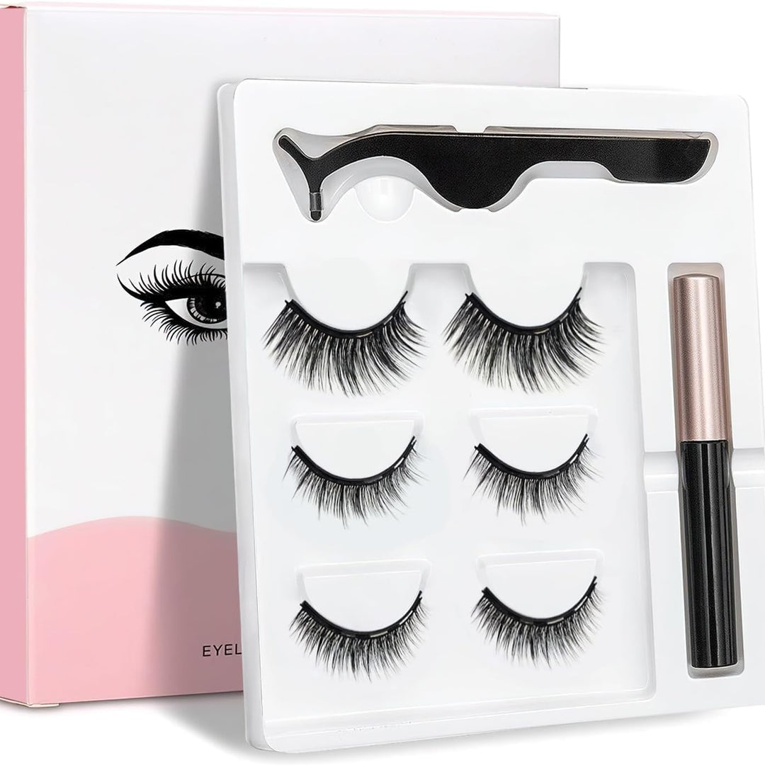 Magnetic False Eyelashes 3 Pairs