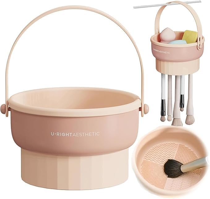Makeup Brush Cleaner Mat 3 in 1