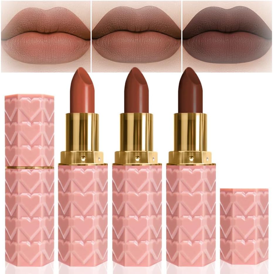 Matte Lipstick Set 3 Pcs