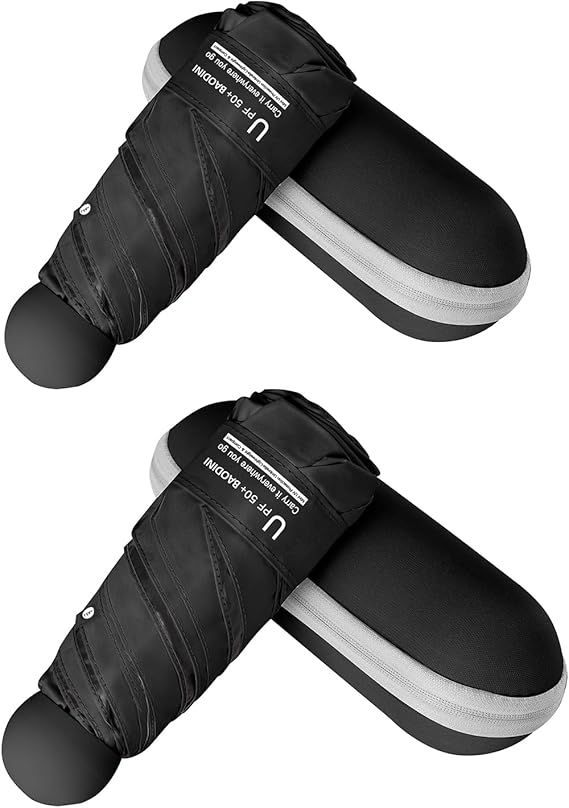 Mini Travel Umbrella with Case