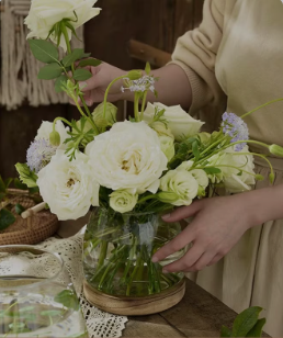 Modern Clear Glass Vase for Flowers 