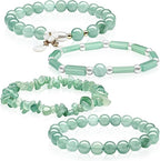 Natural Stone Jade Bracelet Set 