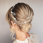 Pearl & Crystal Beads Headpiece for Wedding