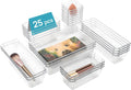 Plastic Drawer Organizer Set 25 Pcs 