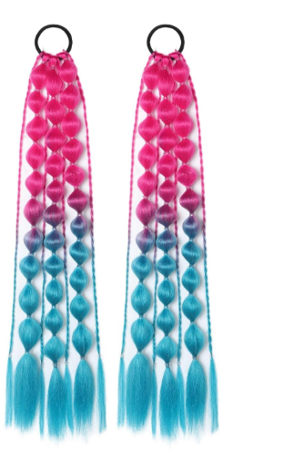 Ponytail Extension with Hair Tie 2 Pcs
