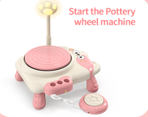 Pottery Wheel for Kids Beginners with Light