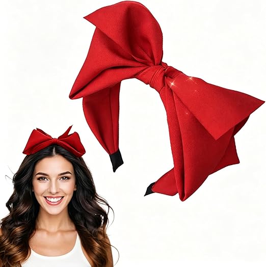 Red Bow Headbands for Women 
