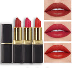Red Matte Lipstick Set 3 Pcs
