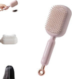Retractable Cushion Massage Comb Brush 
