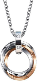 Ring Pendant Necklace for Men and Women