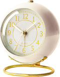 Silent Desk Alarm Clock with Light 
