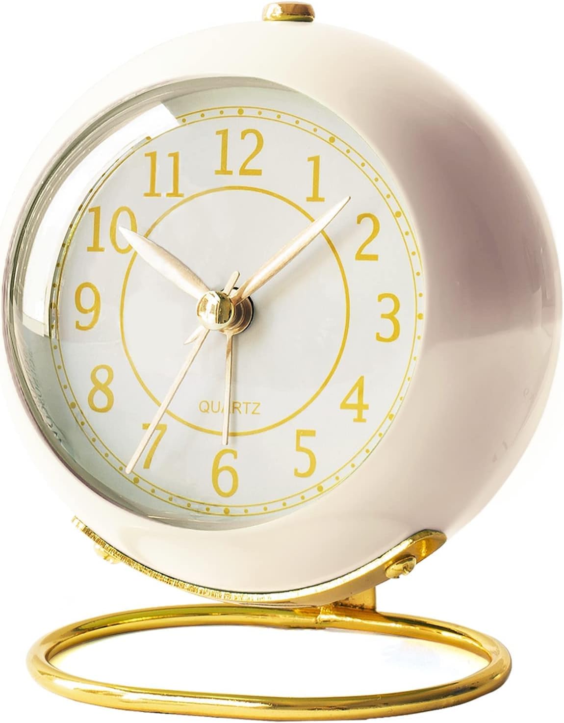 Silent Desk Alarm Clock with Light 