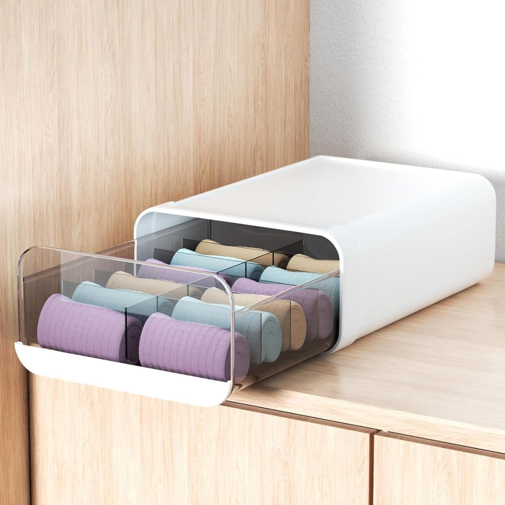 Socks & Underwear Drawer Organizer Dividers 