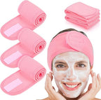 Stretch Terry Cloth Makeup Hair Bands for Women