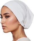 Stretchable Tube Bonnet with Wide Brim Headband 