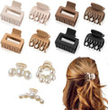 Stylish Hair Claw Clips Set for Women 11 Pcs