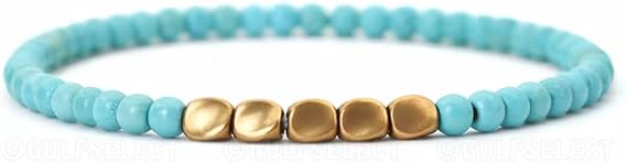 Unisex Natural Stone Bead Bracelet