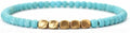 Unisex Natural Stone Bead Bracelet